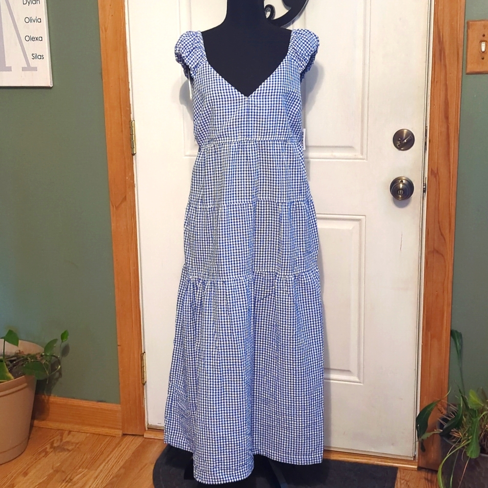 Old Navy gingham dress